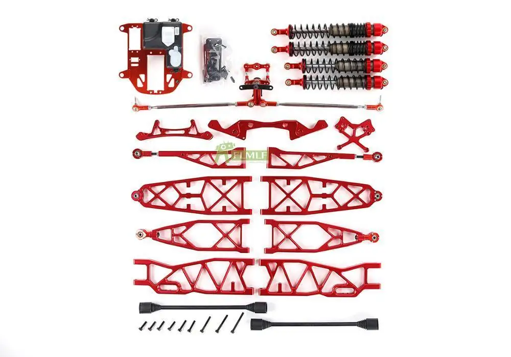 Алюминиевая подвесная рукоятка + амортизатор симметричные комплекты рулевого