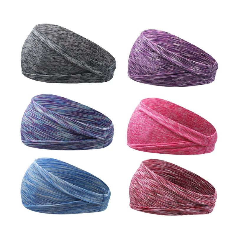 

Oaoleer Absorbing Sweat Hair Bands Men Women Elastic Yoga Running Headbands Headwrap Sports Hair Accessories Safety Band