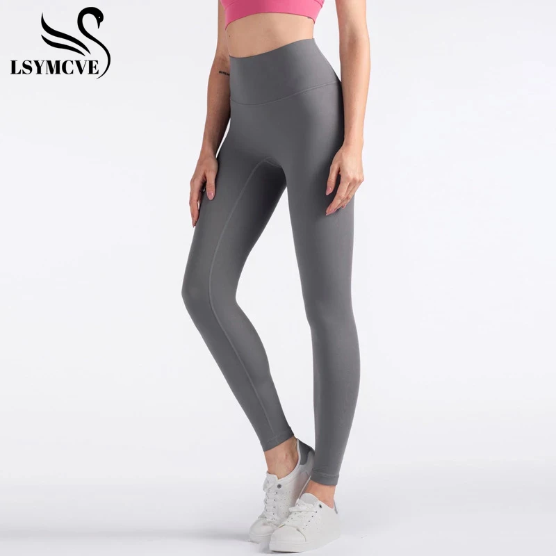 

Yoga Pants Butt Lifting Squat Proof Tights Leggings Woman Gym Sport Workout Running Two-sided High Waist High Rise