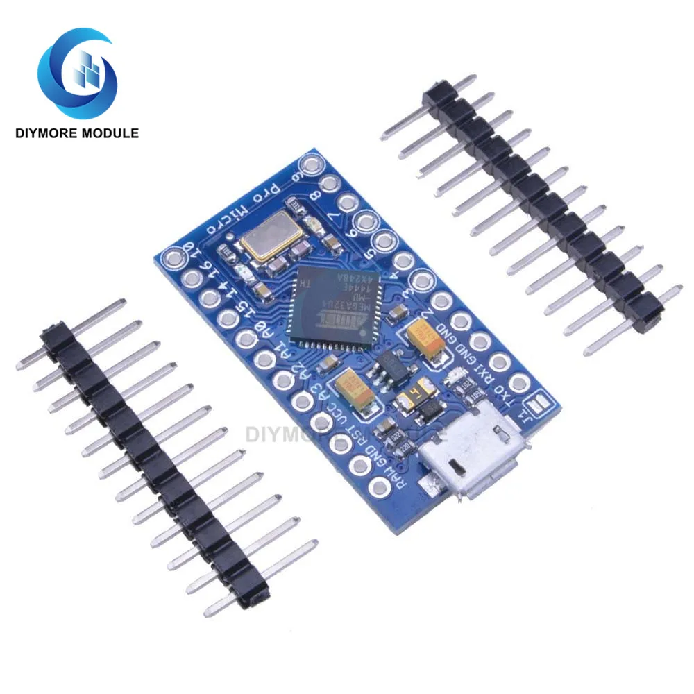 Модуль микроконтроллера Pro Micro ATMEGA32U4 3 В 8 МГц плата для разработки интерфейса SPI