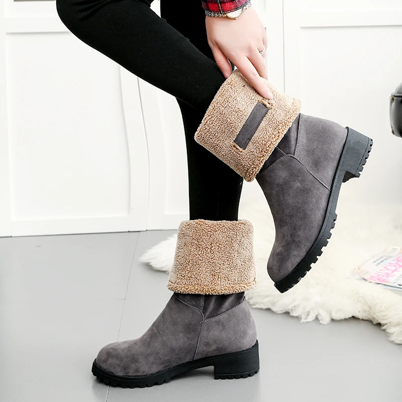 Botas Mujer зимние ботинки женская обувь Chaussures Femme зимняя женские на платформе Laarzen Dames