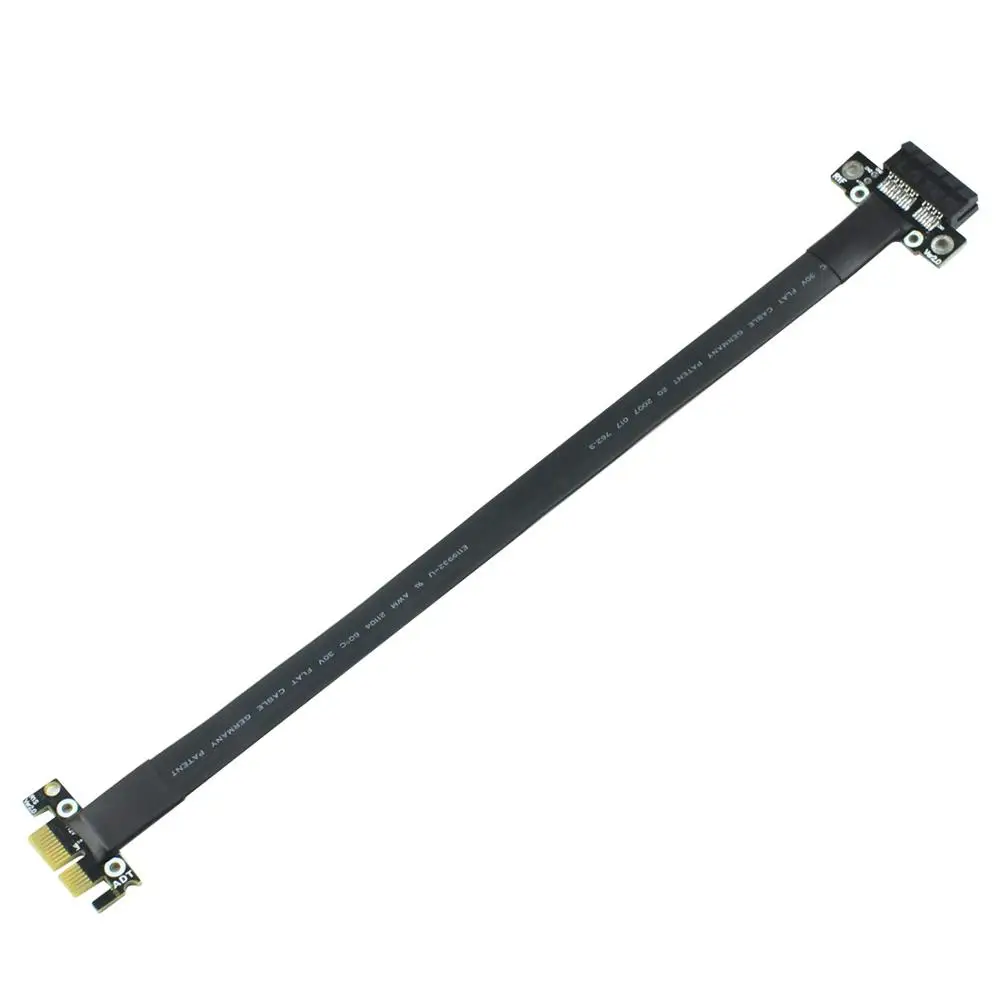 Riser PCI Express PCIe Gen3.0 x1 x16 удлинитель для графической карты майнинга 25 см E 1x16x3 0 R11SF без