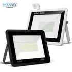 Датчик движения, Светодиодный прожектор 10 Вт, 20 Вт, 30 Вт, 50 Вт, 100 Вт, водонепроницаемый IP66, наружный светильник, 220 В, светодиодный прожексветильник для сада, настенный отражатель