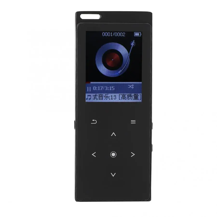 M3 Bluetooth 4 1 Встроенный динамик MP3 музыкальный плеер Диктофон черный с TF слот для