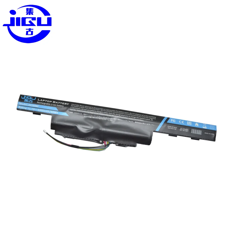 JIGU ноутбука Батарея Aspire E5 575G 53VG серии F5 573G 556W 57DS 75T4 AS16B8J 3INR19/66 2 для Acer|Аккумуляторы