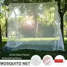 Туристическая москитная сетка 220x200 см, палатка для сумка для наружного хранения и насекомых, противомоскитная сетка, домашний репеллент, занавес палатки, кровать