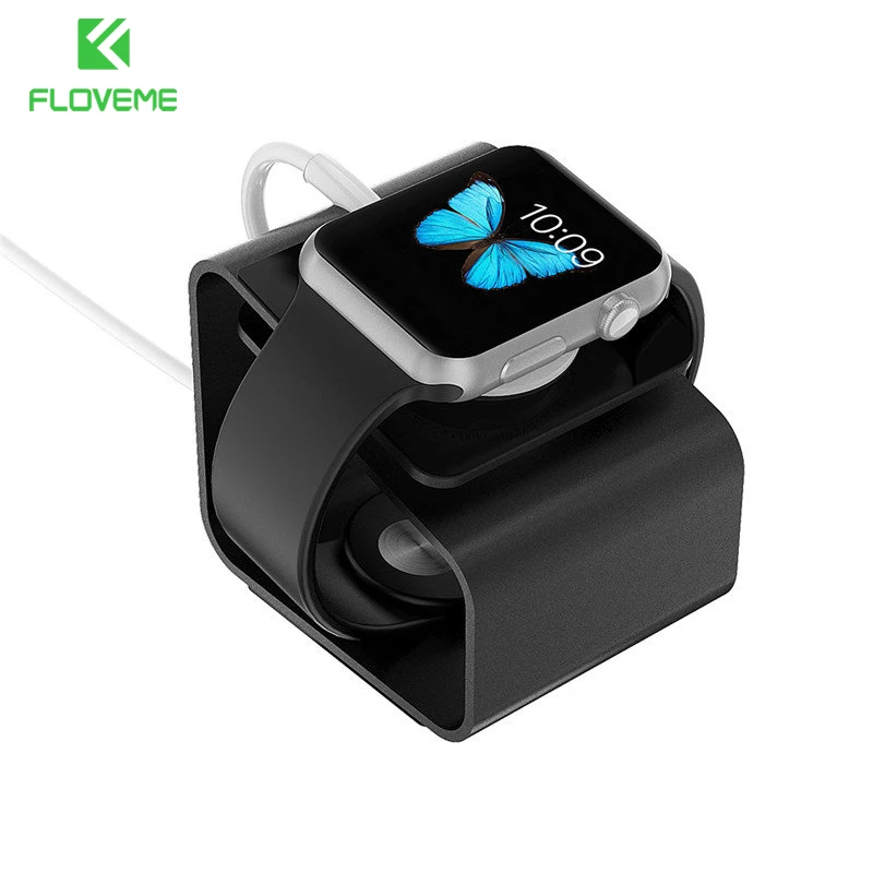 FLOVEME алюминиевый сплав Настольная подставка держатель для Apple i Watch портативная