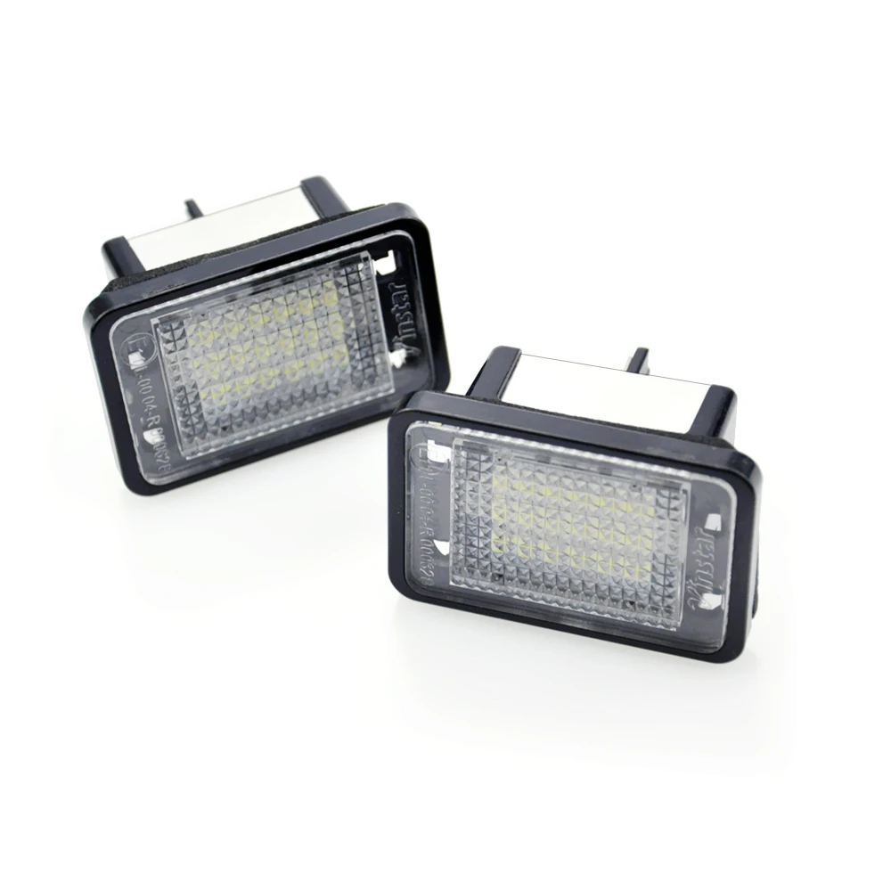 2Pcs White LED License Plate Light Number Lamp For Mercedes Benz GLK-Class X204 GLK200 GLK250 GLK300 GLK350 2007-2013 | Автомобили и