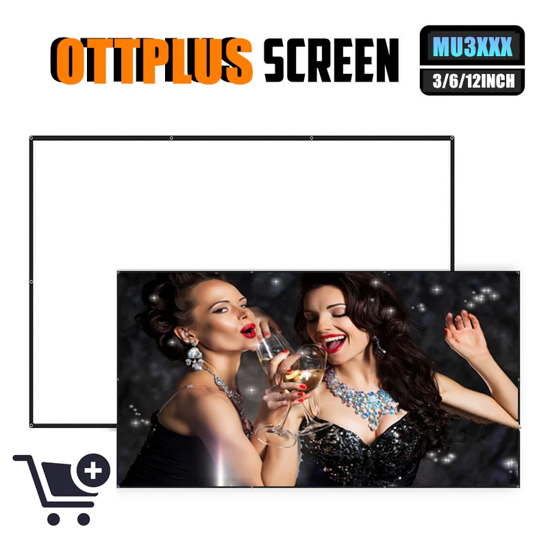 

New OTT HD 4K 1080P Screen Projection Accessories ott Projector screen