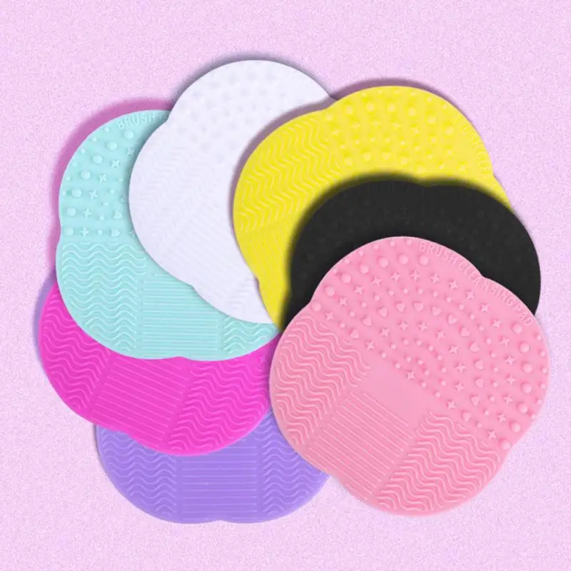 8 цветов силиконовая щетка для очищения лица практичная матовая нескользящая