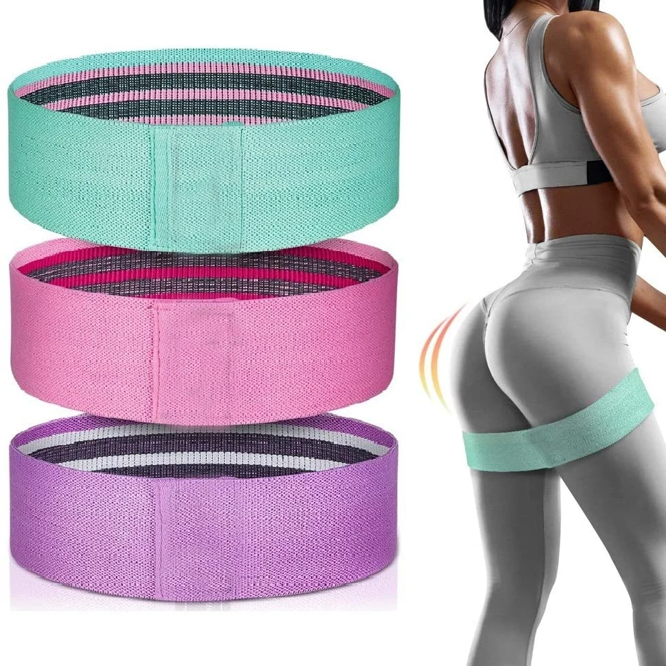 

Campmore 3pcs set Resistance Bands Women Exercise Bands for Workout 3 Levels Booty Bands for Legs and Butt banda de resistencia