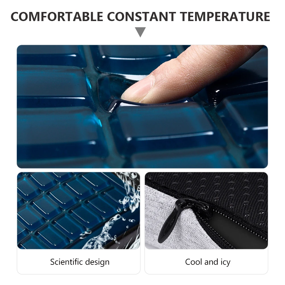 

1pc Breathable Car Seat CushionPractical Automobile Car Cooling Seat Pad