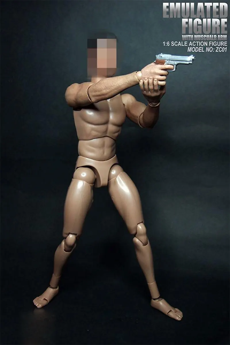 Пластиковая кость в масштабе 1/6 гибкая без головы с широким плечом для фигурок 12