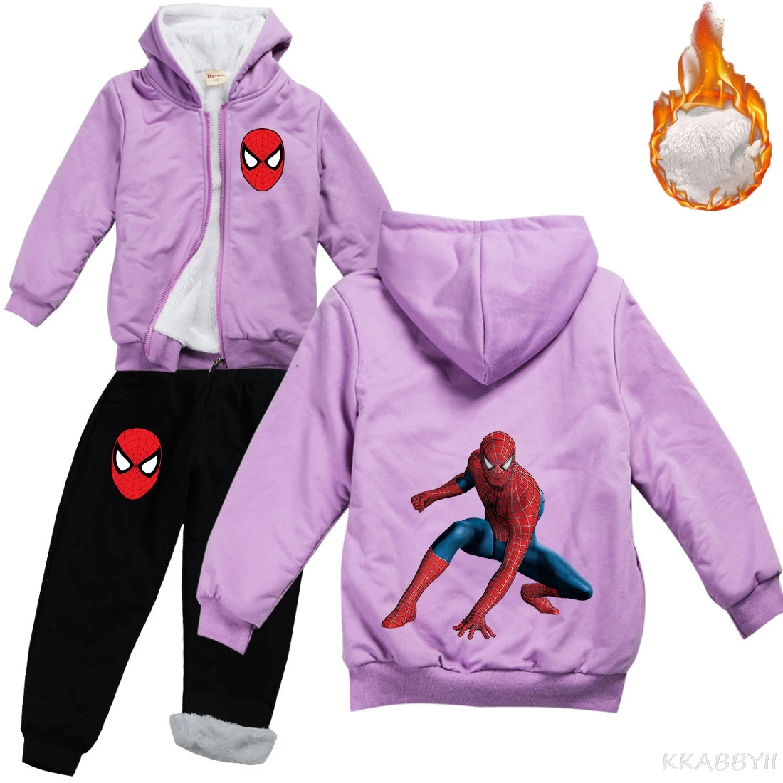 Человек-паук для мальчиков и девочек комплект одежды из 2 предметов детский
