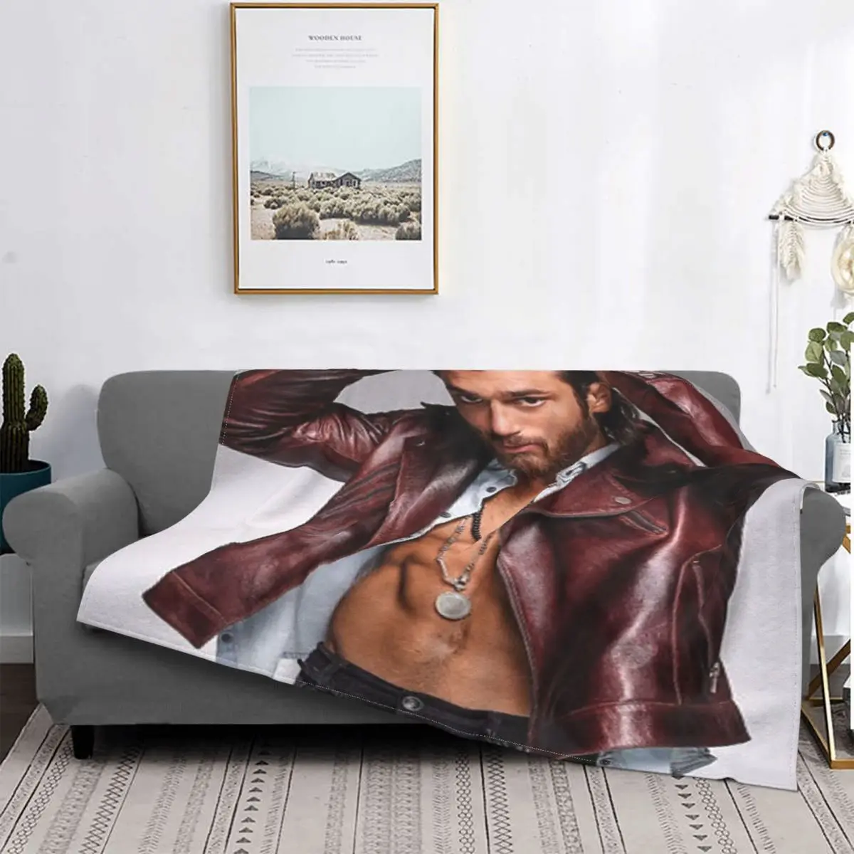 

Can Yaman 341-manta a cuadros para cama, colcha de verano, toalla, mantas de playa