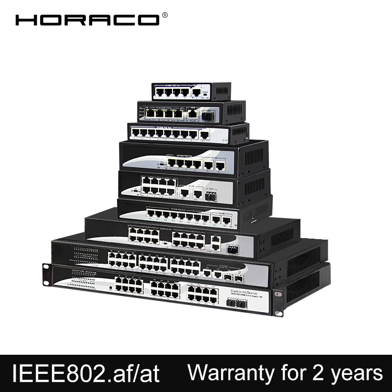 4 8 16 24 Порты и разъёмы 10/100 м сеть Ethernet Poe коммутатор 48V для IP CCTV камера Камера