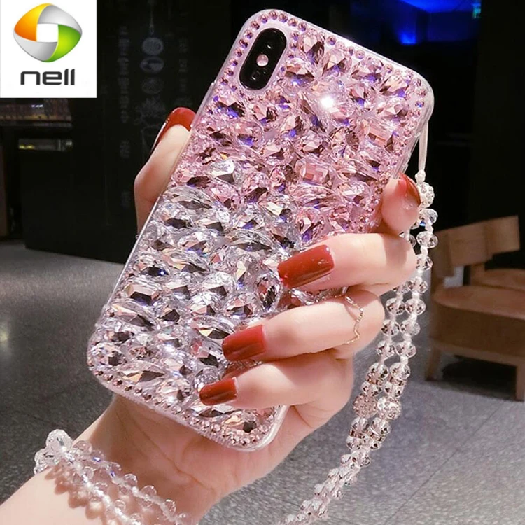 

DIY Алмазный чехол для телефона Huawei P40 P30 P20 Lite Pro, блестящий чехол с кисточками, чехол для Huawei Mate 20 30 Lite Pro, блестящий хрустальный чехол