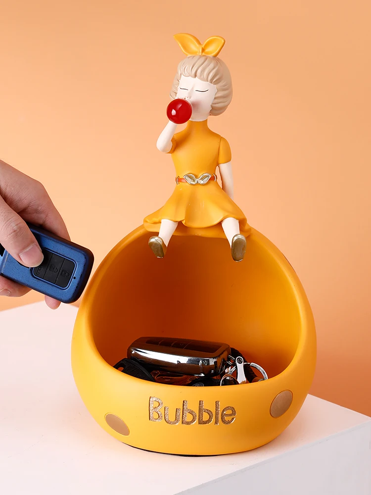 

Entry level key storage and decoration creative European resin fruit tray Nordic luxury living room tea table home accessories