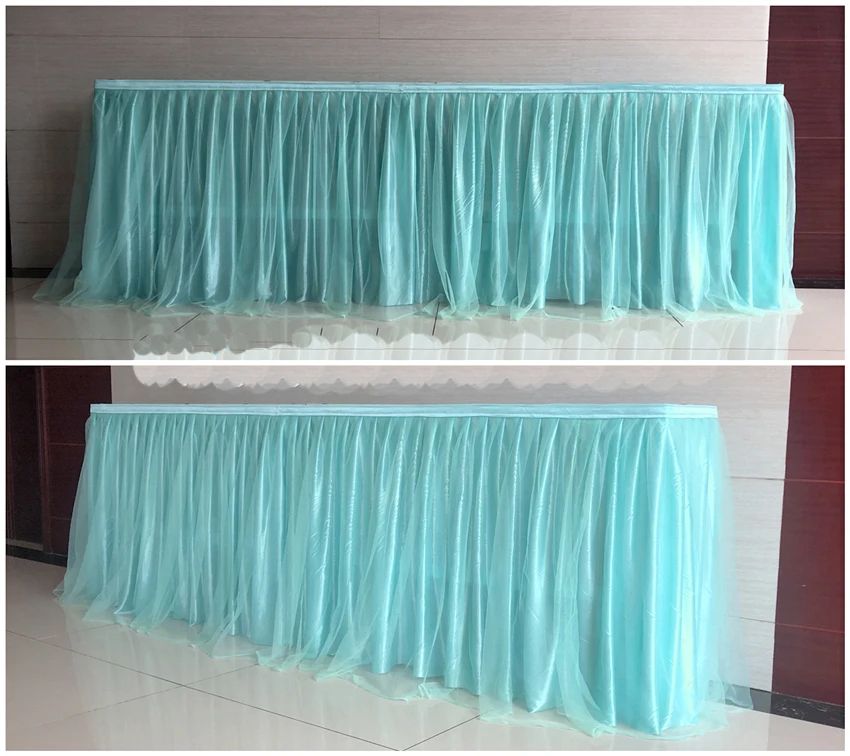 Тюлевая юбка пачка из ледяного шелка Настольная для дня рождения свадьбы