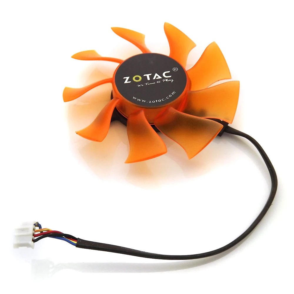 Бесплатная доставка FD8015U12D 12В 0.5A 75 мм VGA вентилятор для ZOTAC GTX460SE GTX560TI видеокарта
