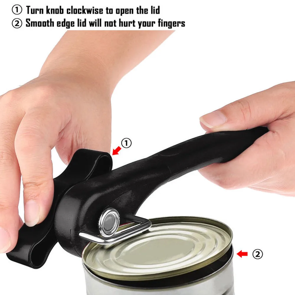 

New Professional Multifunction Stainless Steel Safety Side Cut Manual Can Tin Opener Portable Safe to use kitchen tools