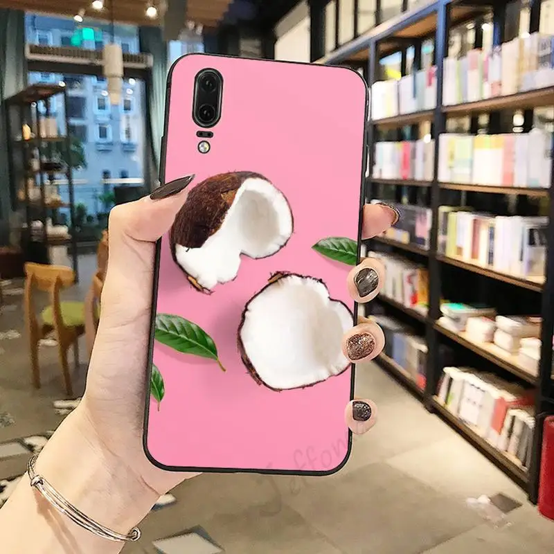 

Coconut On The Beach fruit luxury design Phone Case cover For Huawei honor Mate P 10 20 30 40 Pro 10i 9 10 20 8 x Lite