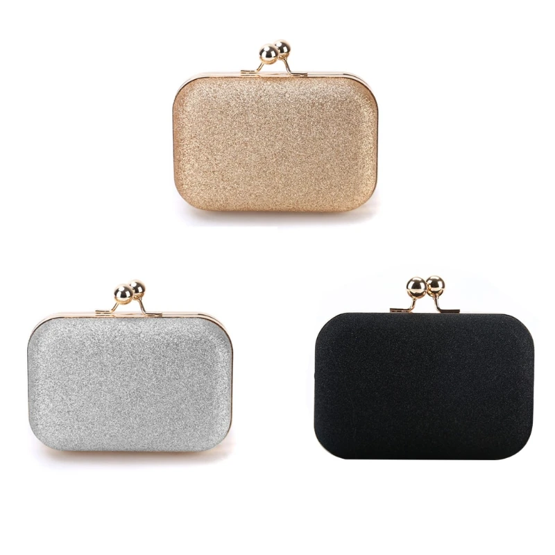

Women Prom Handbag Ladies Wedding Party Evening Clutch Banquet Crossbody Purse Shoulder Bag