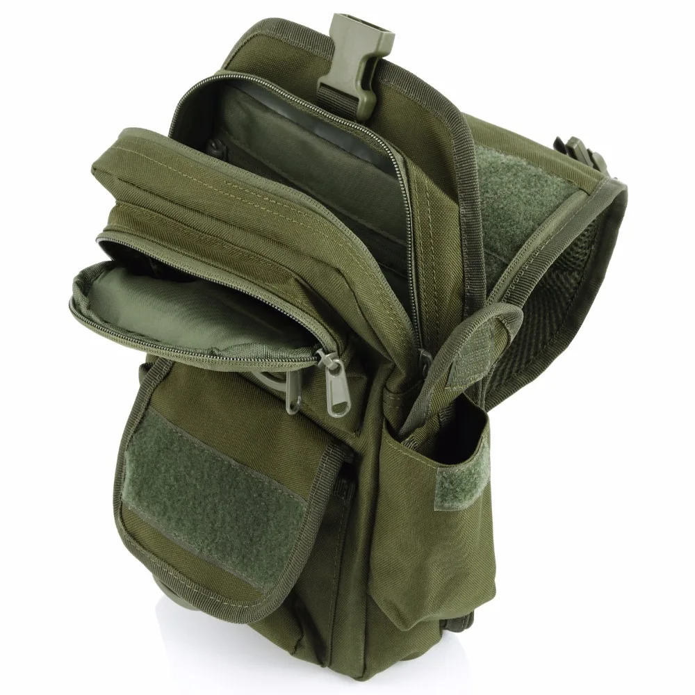 Тактическая Сумка слинг с кобурой для пистолета военная сумка на плечо армейская