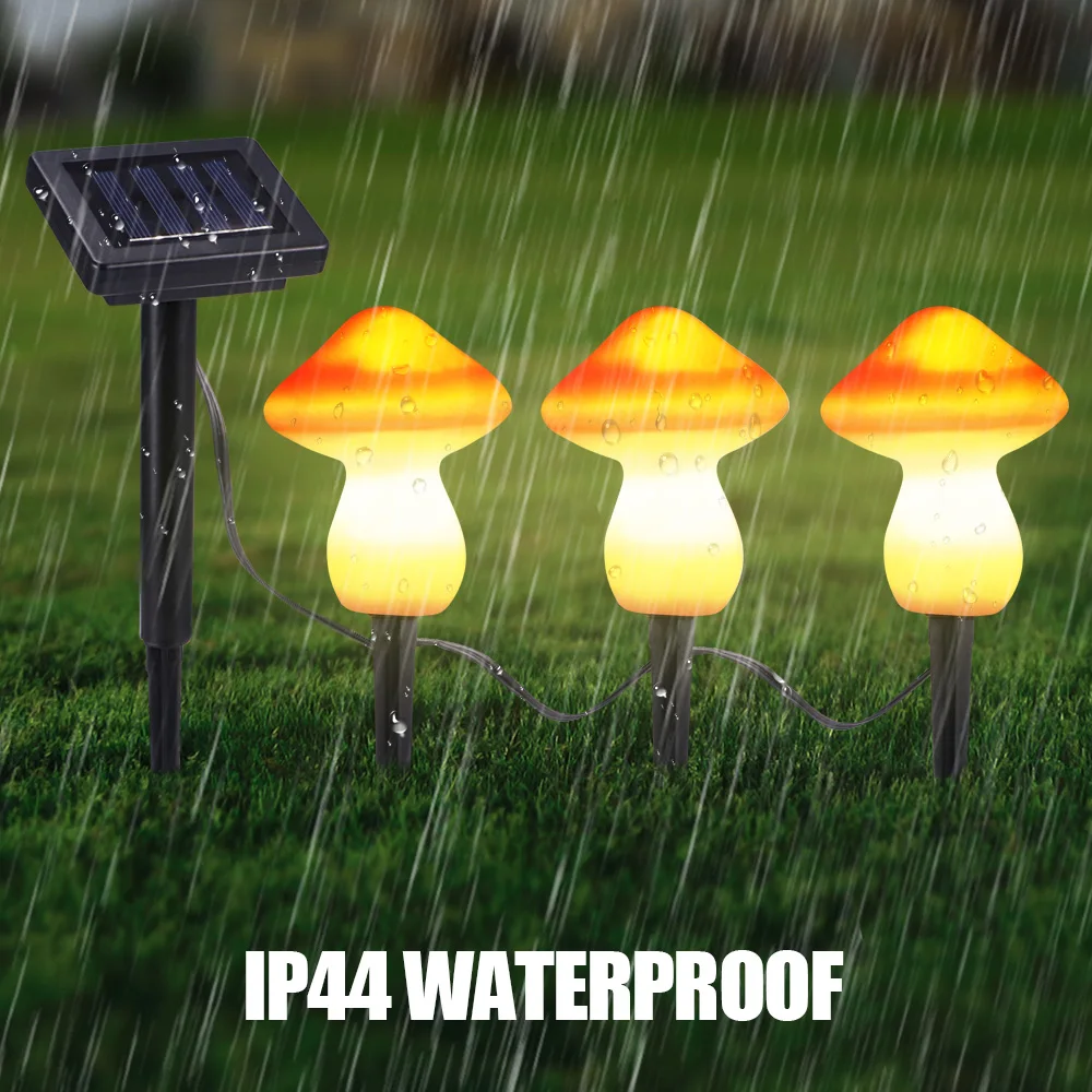 

Светильник-гирлянда в форме гриба на солнечной батарее, 9 светодиодов, 1 комплект