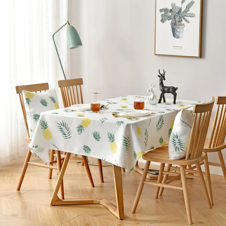 Скатерть в виде ананаса для домашнего декора домашнее водонепроницаемое
