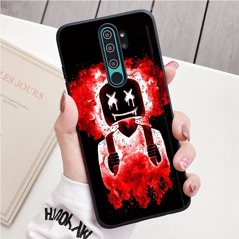 Marshmallow dj Черный силиконовый чехол для телефона Redmi note 8 7 Pro S 8T redmi 9 7A | Мобильные