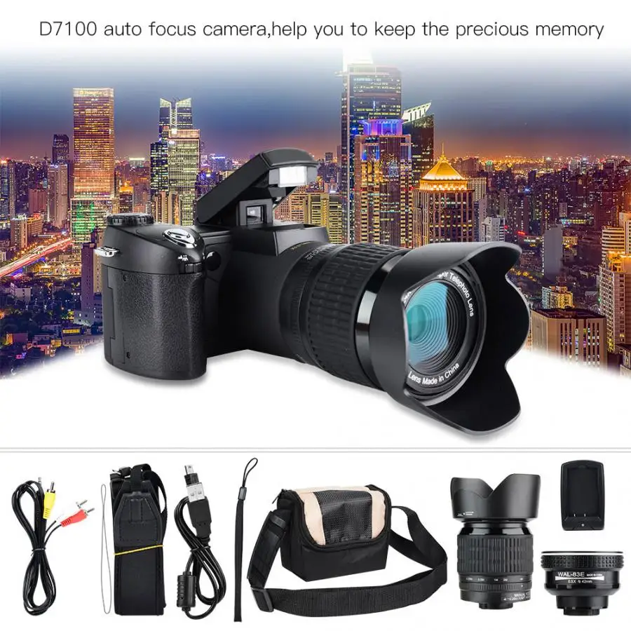 Camaras HD 33MP 3 &quotLCD 24X ZOOM светодиодная цифровая DSLR камера фото видеокамера