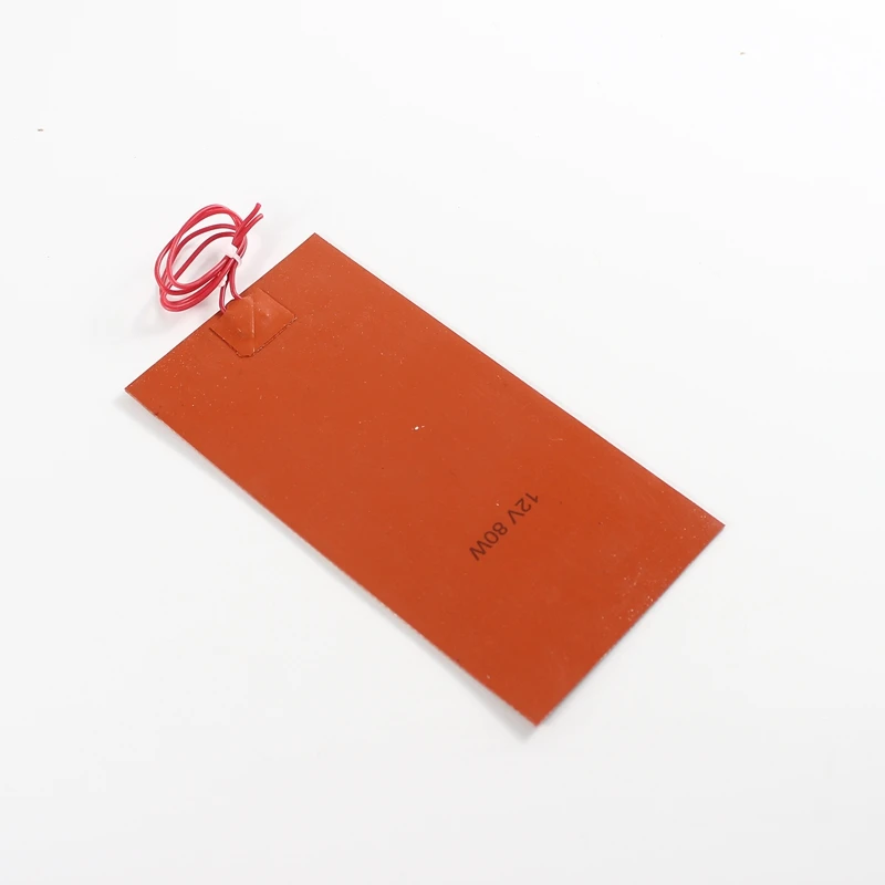 200x100 мм 5 в 12 В 24 36 48 110 220 380 силиконовый нагревательный коврик резиновый тепловой