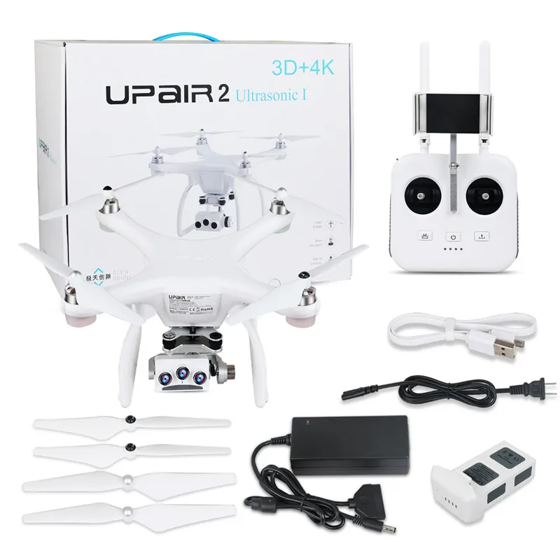 Ультразвуковые дроны upair2 5 8 ГГц 3 км Wi-Fi FPV 3D + 4K камера 16 МП 3-осевой шарнирный