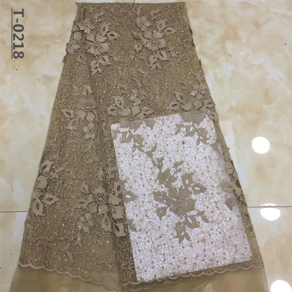 2019 французская кружевная ткань Белый Свадебный высококачественный африканский