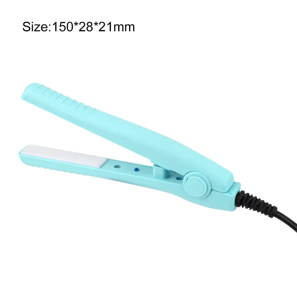 

Mini Electric Splint Flat Iron Ceramic Hair Curler & Straightener Hair Perming Hair Styling Appliance Hair Crimper US 220V