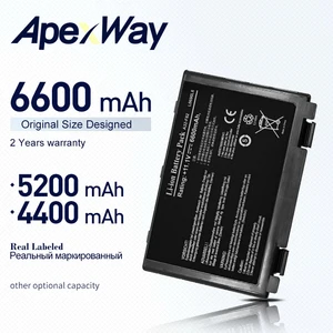 Аккумулятор ApexWay для ноутбука Asus, Аккумулятор для ноутбука Asus, A32-F82, k70, p50ij, X70ab, X70ac, X70ij, X70ic, X8a, L0690L6, L0A2016, 70NLF1B2000Y, 90NLF1BZ000Y
