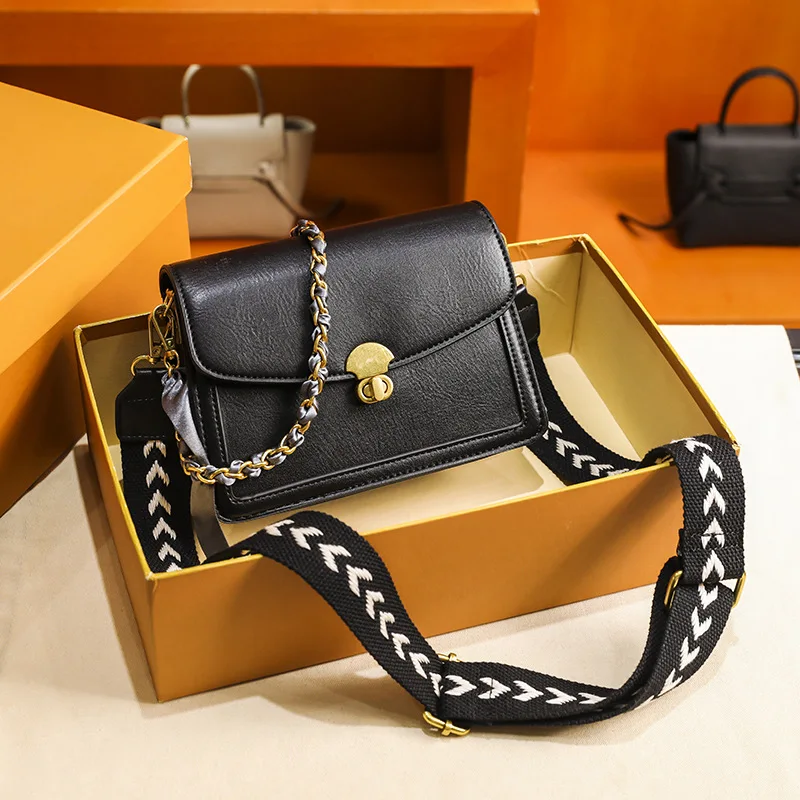 

Новинка 2021, модная однотонная женская сумка на цепочке, Роскошный дизайнерский кожаный кошелек высокого качества и сумочка Gg Cc Sac Luxe Femme