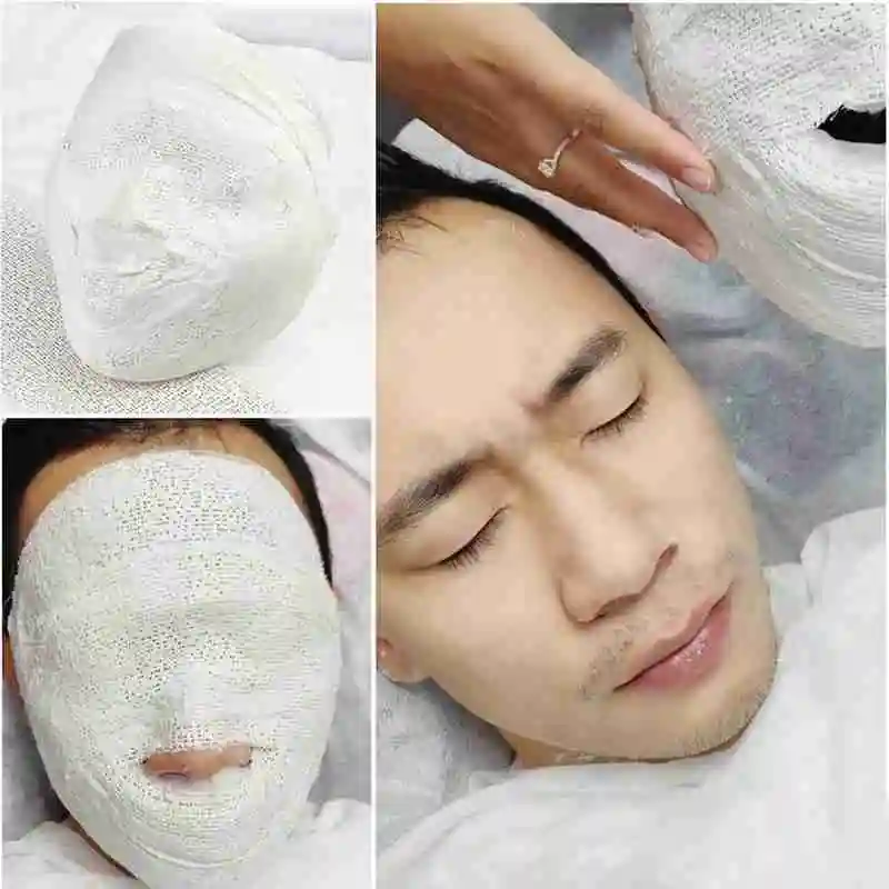 5 Pcs Mask V Face Renewing Plaster Bandage Roll Tightening Management Skin |