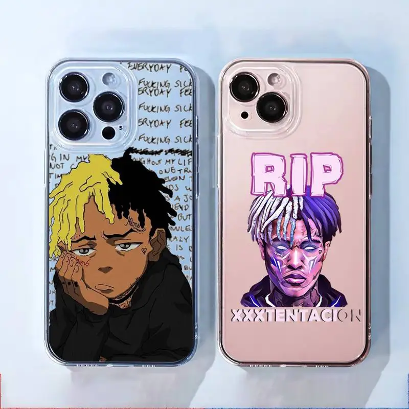 

xxxtentacion Phone Case For iphone 13 12 11 8 7 plus mini x xs xr pro max Transparent soft