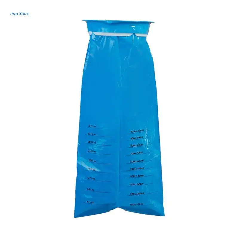 

Vomit Bags, 45 Pack Motion Sickness Bags Blue Emesis Bags Disposable Barf Bags Car Nausea Bags for Travel, 1000ml L5YE