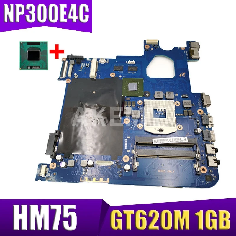 AKemy оригинал для SAMSUNG NP300E4C материнская плата ноутбука HM75 GT620M 1 ГБ BA92-10886A