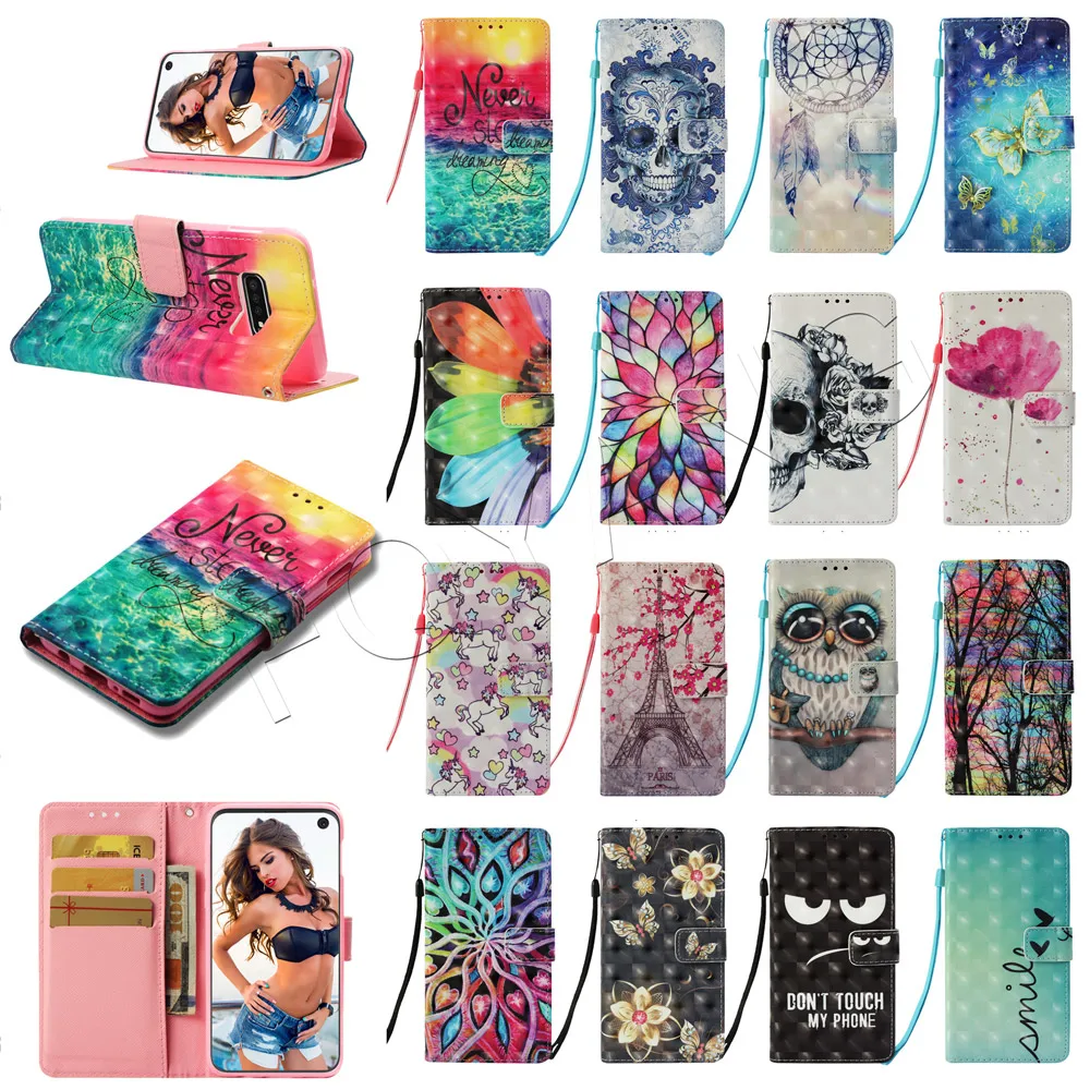 Флип-кейс для Samsung NOTE 10 из искусственной кожи роскошный кожаный чехол-кошелек с