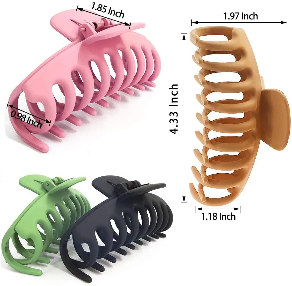 

Large Shower Hair Clip Hairpin Back Head Clip Headdress Broken Hair Top Clip Women Girls Barrette Large Shower Back Hairpin