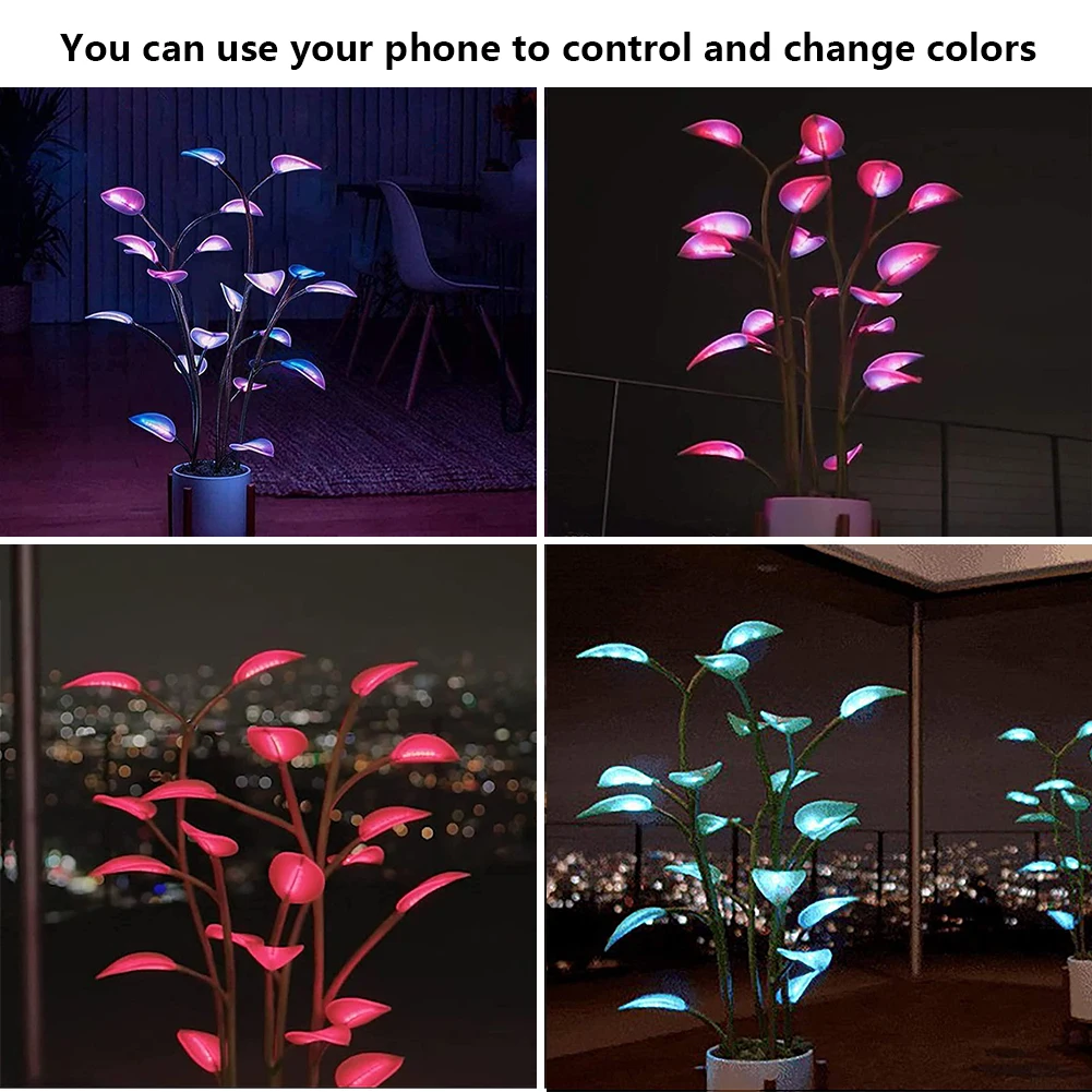 

Artificial Houseplant Bonsai Plant Lamp LED Decorative Plants for Indoor Home Room Decor The Magical LED Houseplant Led Light