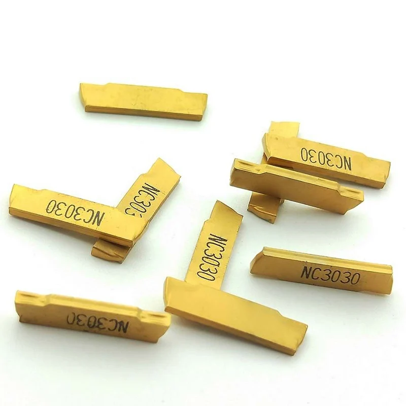 

10pcs Carbide Insert MGMN150-G NC3030 1.5mm Carbide Insert Metalworking Tool For Slotting Cutting Hand Tools 10*Carbide Insert