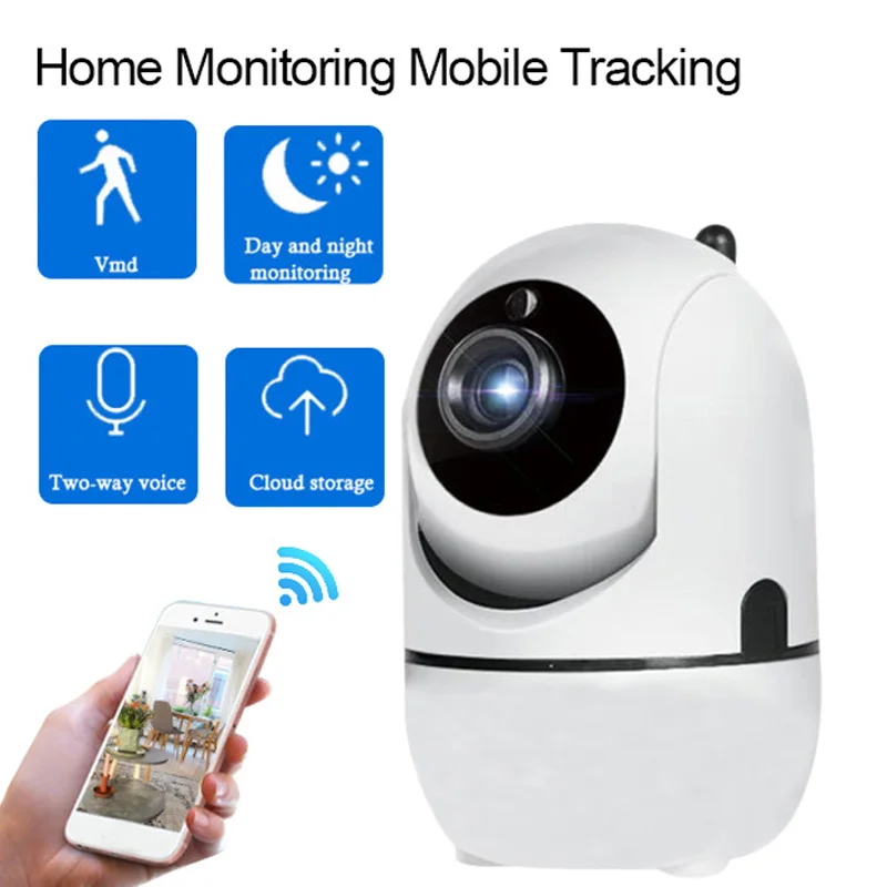 JUNEJOUR 1080P облачная IP камера WiFi беспроводной детский монитор автоматическое