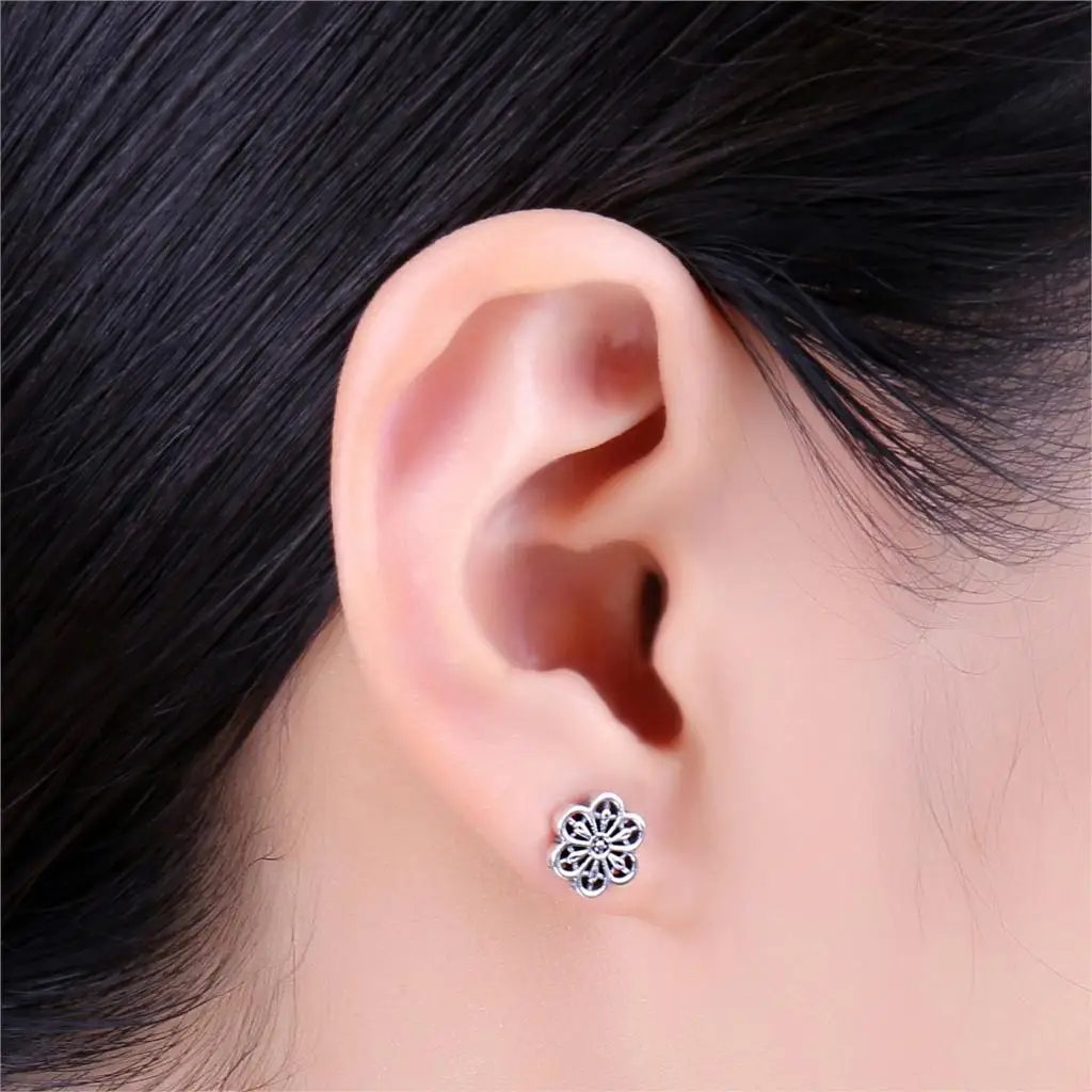 Jewelrypalace 925 стерлингов Серебряные серьги цветок ювелирные изделия Свадебные