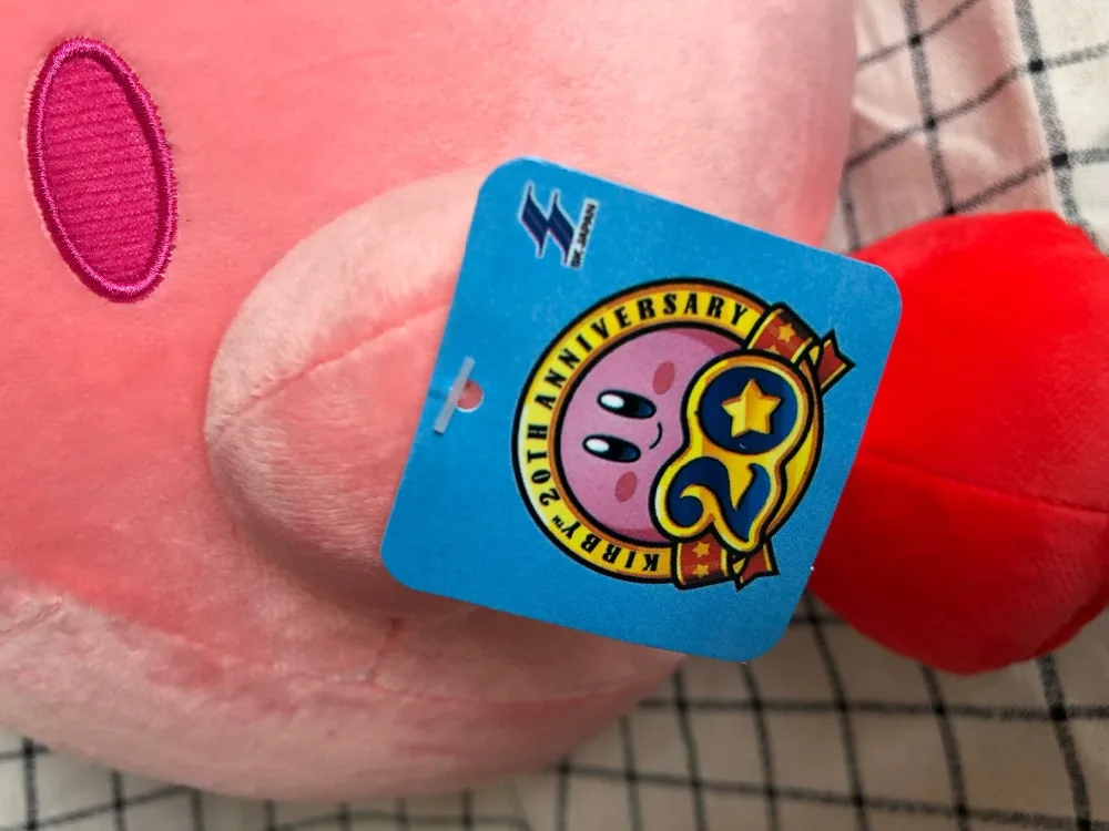 Аниме игра Brave Kirby милая розовая Плюшевая Кукла Kawaii мультяшное изображение мягкие игрушки Рождественский подарок коллекция украшений
