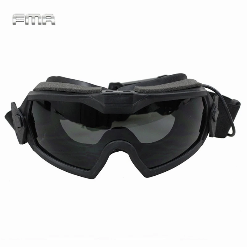 

FMA LPG01BK12-2R Regulator Goggles With Fan Updated Version Tactical Airsoft Paintball Safety Eye Protection Glasses Eyewear